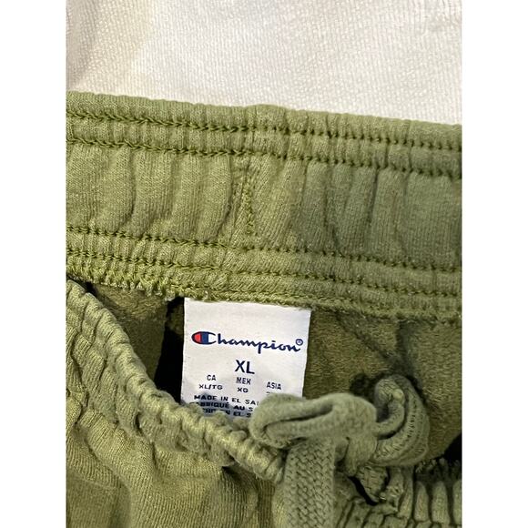 Champion Drab Green Cuffed Sweatpants Mens XL - Picture 3 of 3